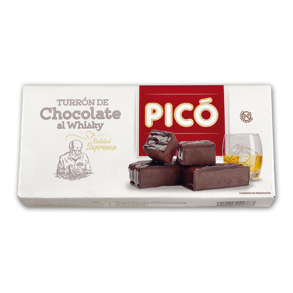 TURRON PICO CHOCOLATE CON WHISKY 200 GRAMOS