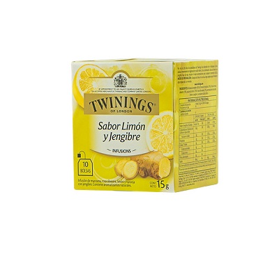 TE TWININGS INFUSION LIMON Y JENGIBRE 10 SOBRES