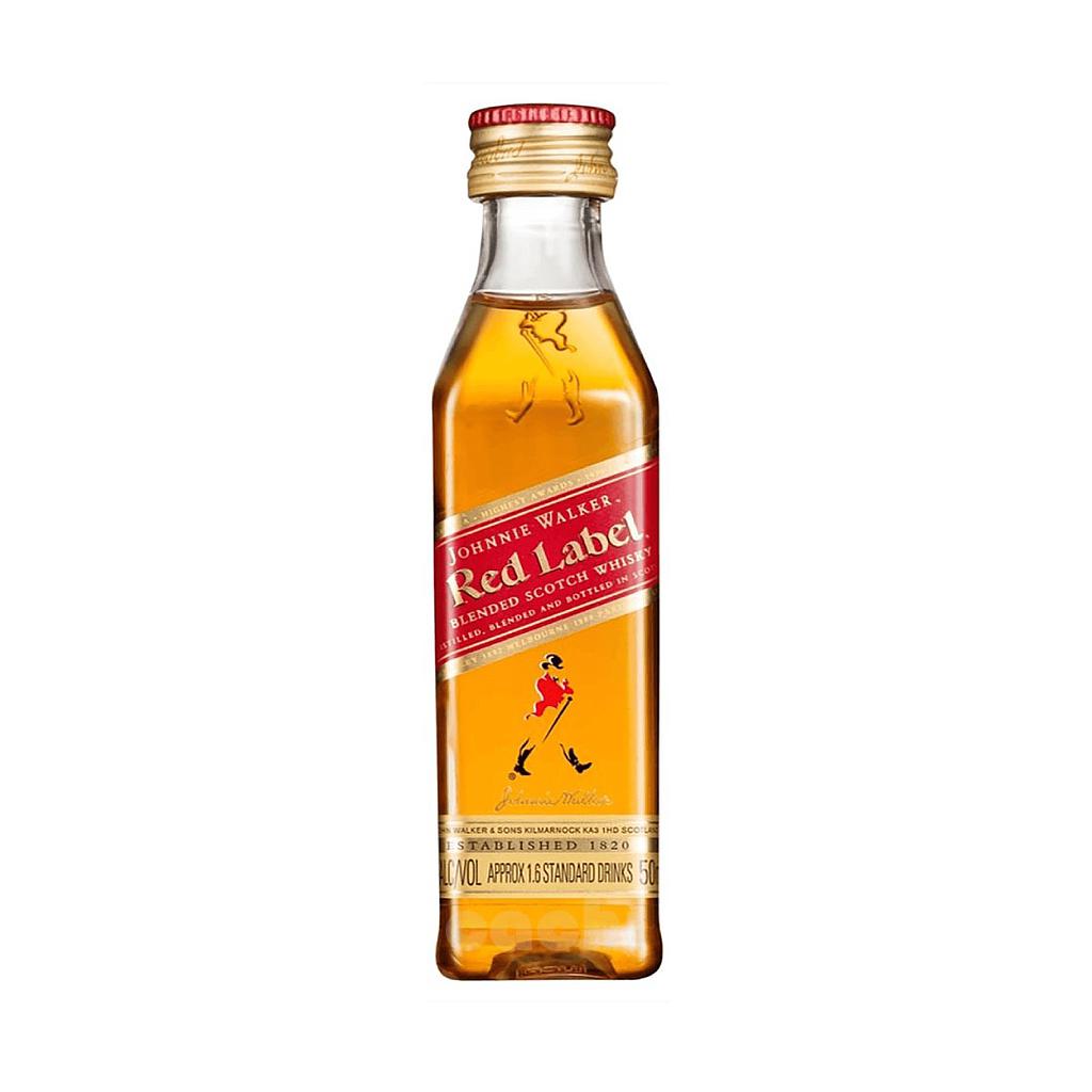 WHISKY ESCOCES JOHNNIE WALKER RED LABEL 50 ML