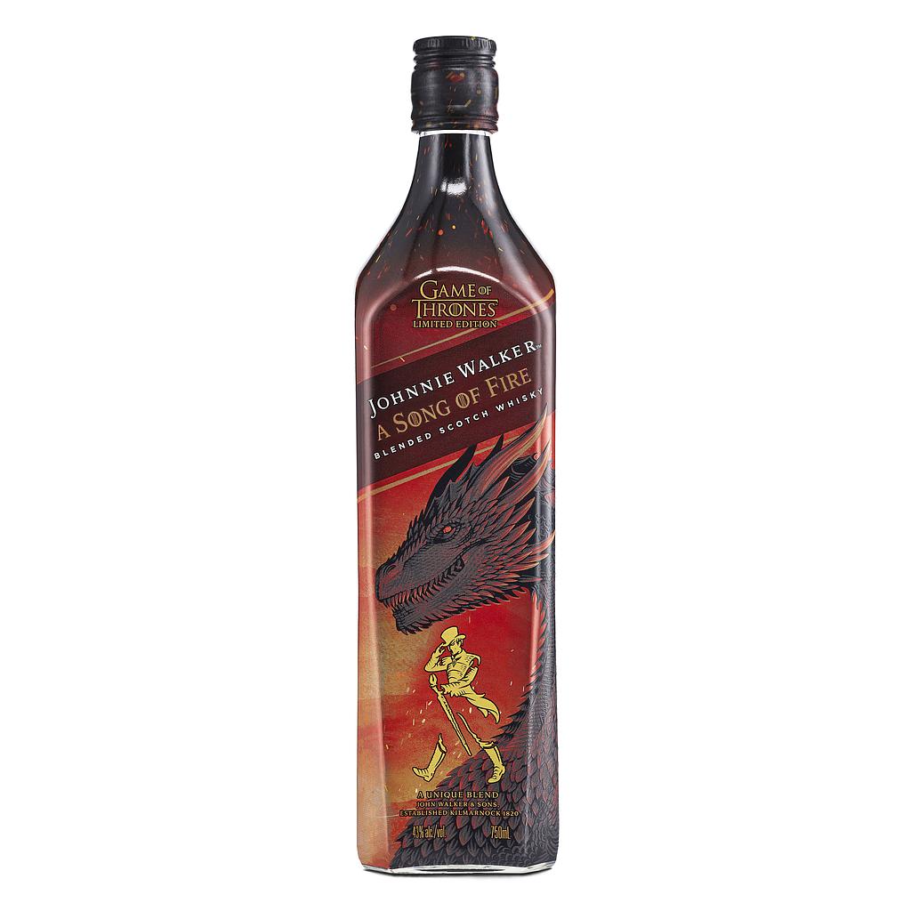 WHISKY ESCOCES JOHNNIE WALKER SONG OF FIRE 750 ML