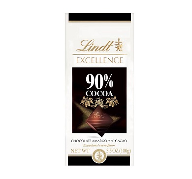 CHOCOLATE LINDT EXTRA AMARGO 90% 100 GR
